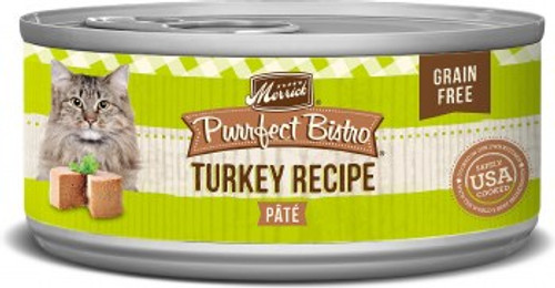 Merrick Purrfect Bistro Grain-Free Turkey Pate Canned Cat Food