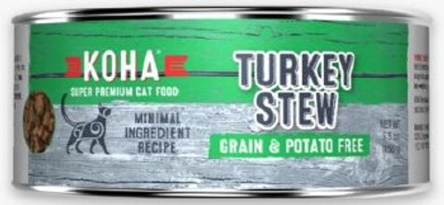 Koha Minimal Ingredient Turkey Stew Canned Cat Food