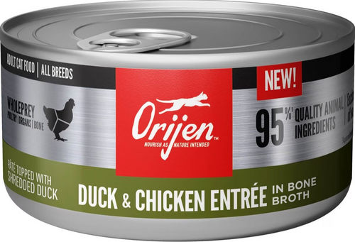 Orijen Duck & Chicken Entrée Wet Food for Adult Cats