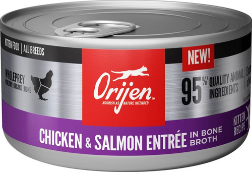 Orijen Chicken & Salmon Entrée Wet Food for Kittens