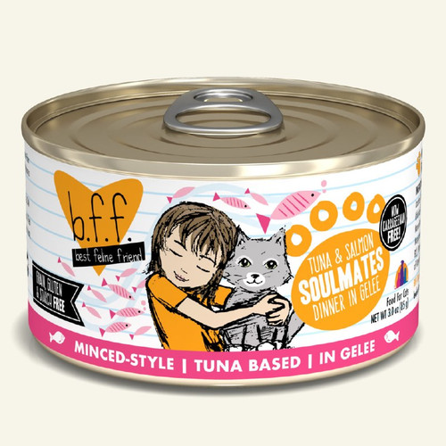 Weruva B.F.F. Tuna & Salmon Soulmates Dinner in Gelee Canned Cat Food