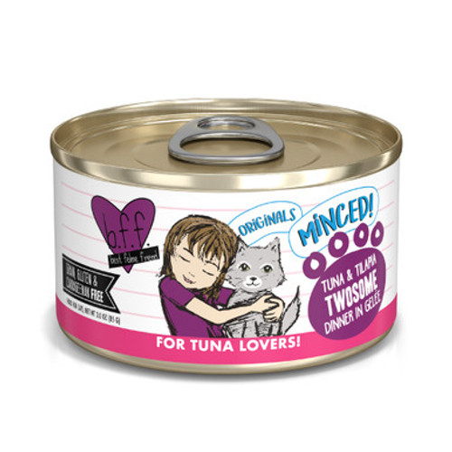 Weruva B.F.F. Tuna & Tilapia Twosome Dinner In Gelee Grain-Free Canned Cat Food