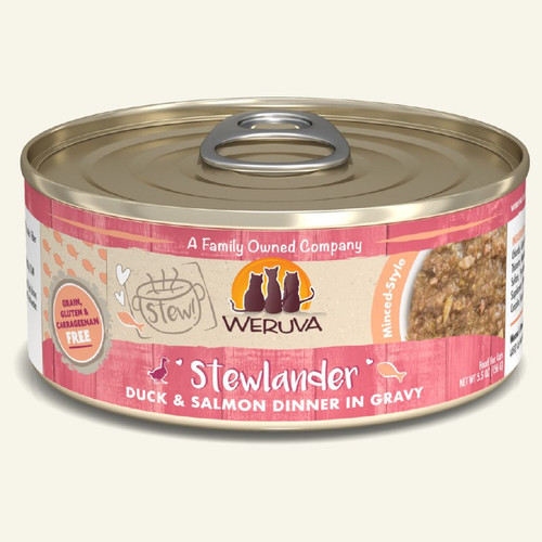 Weruva Classic Cat Stewlander Duck & Salmon in Gravy Grain-Free Canned Cat Food