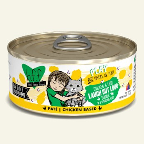 Weruva B.F.F. Play Pate Lovers Chicken & Lamb Laugh Out Loud Canned Cat Food