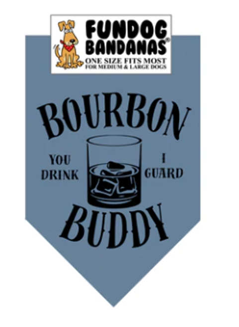 Fun Dog Bandanas Bourbon Buddy Pet Bandana 