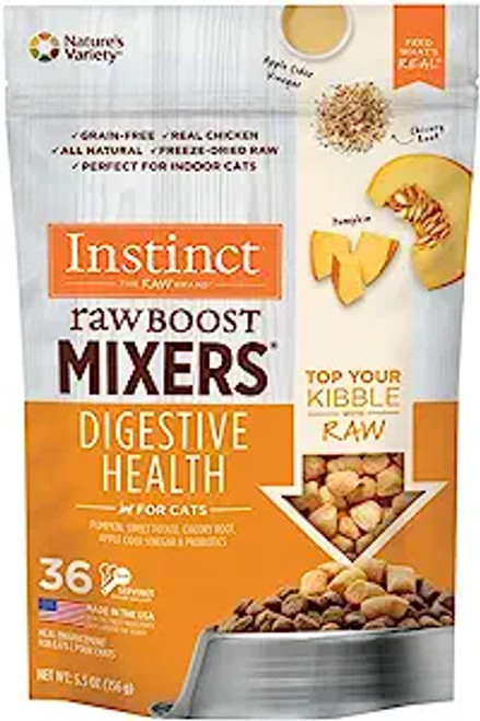 Instinct Raw Boost Mixers Digestive Health Freeze-Dried Cat Food 5.5 oz