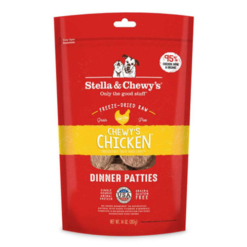 Stella & Chewy's Chewy's Chicken Freeze-Dried Raw Dinner Patties for Dogs