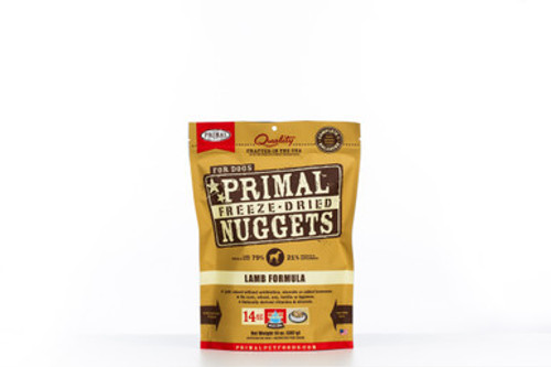 Primal Lamb Formula Nuggets Grain-Free Freeze-Dried Dog Food