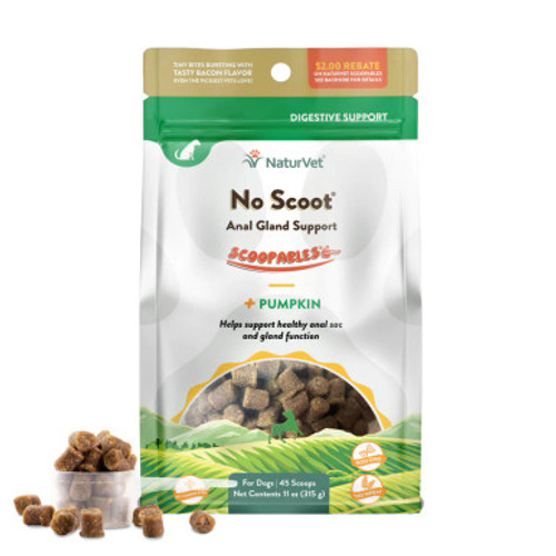 Naturvet Scoopables No Scoot Anal Gland Support for Dogs 11 oz