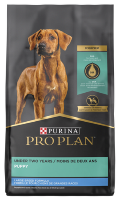 Purina Pro Plan Puppy Large Breed Chicken & Rice Formula With Probiotics Dry Dog Food 34 lb