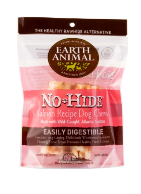 Earth Animal 7 in No-Hide Salmon Chew For Dogs
