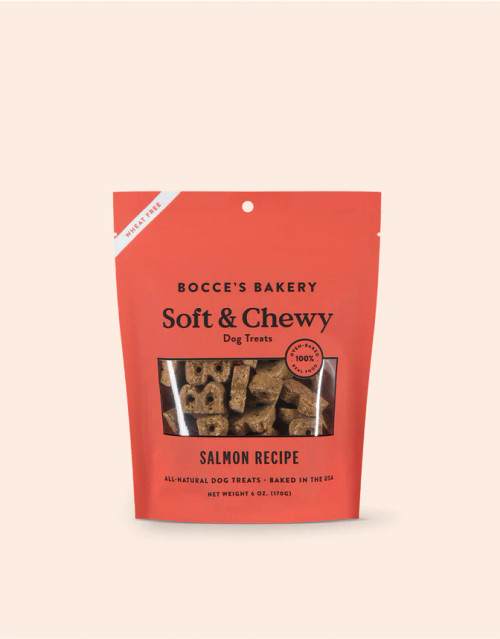 Bocce Salmon Recipe Soft & Chewy Dog Treats 6 oz