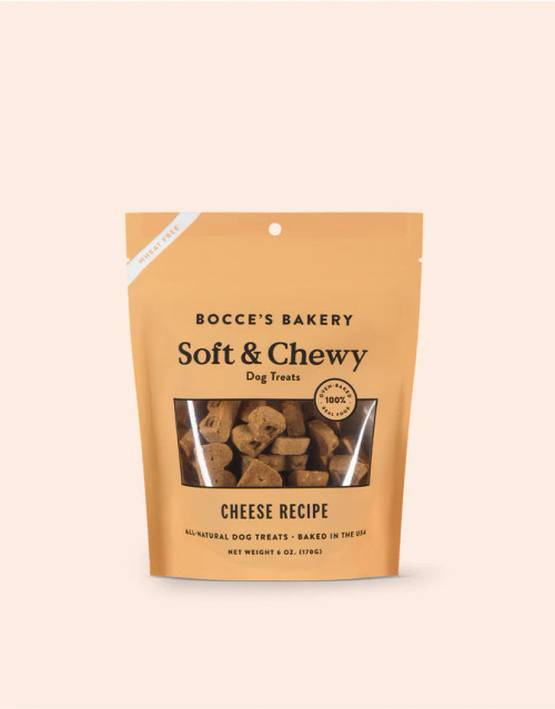 Bocce Cheese Recipe Soft & Chewy Dog Treats 6 oz
