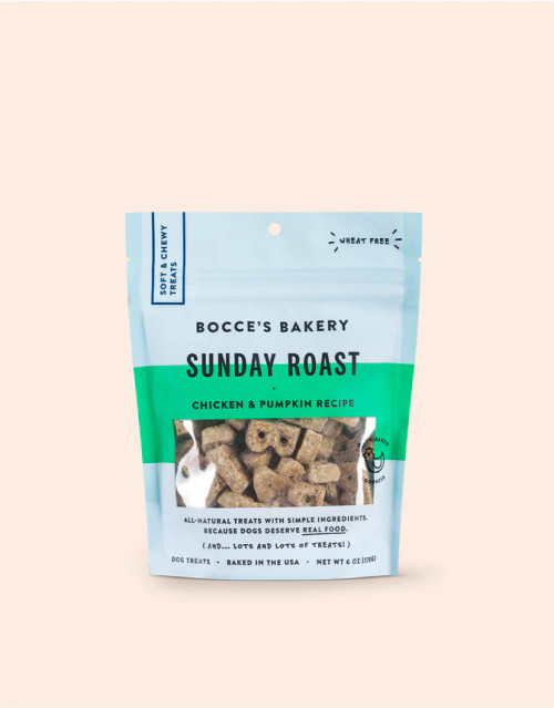 Bocce Sunday Roast Soft & Chewy Dog Treats 6 oz