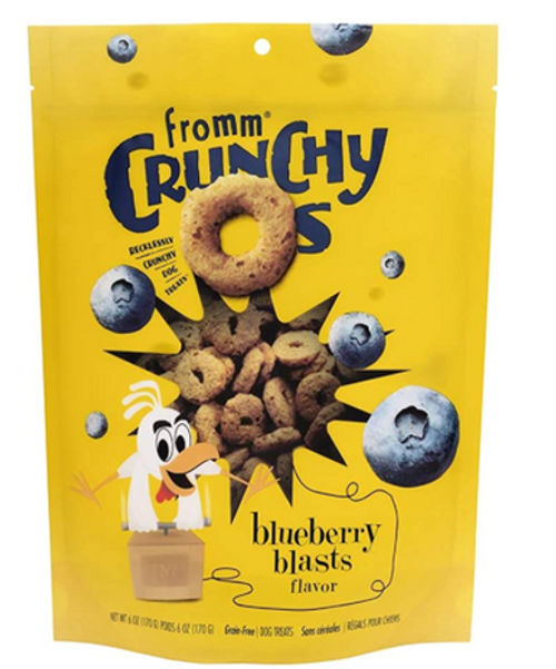 Fromm Crunchy O's Blueberry Blasts Flavor Dog Treats