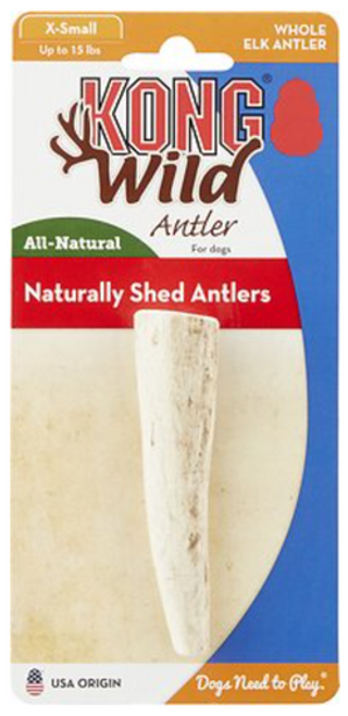 Kong Extra Small Wild Whole Elk Antler Dog Chew 