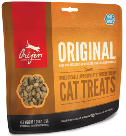 Orijen Biologically Appropriate Poultry & Monkfish Freeze-Dried Cat Treats 1.25 oz