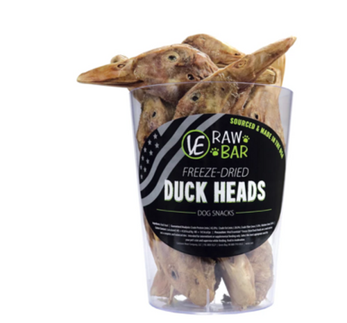 Vital Essentials Freeze-Dried Duck Heads 