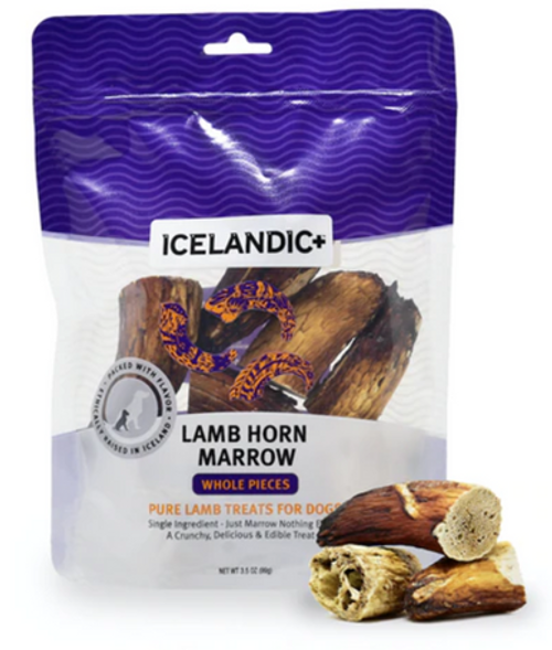 Icelandic Lamb Marrow Whole Pieces Dog Treat 4.5 oz