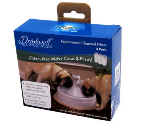 Petsafe Drinkwell 360 Charcoal Replacement Filters  3 pk