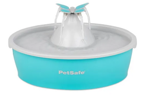 Petsafe Drinkwell Butterfly Plastic Pet Fountain 50 oz