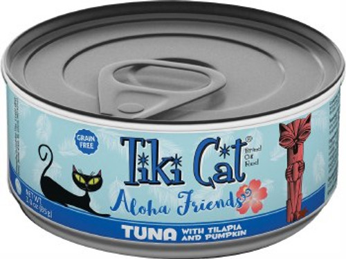 Tiki Cat Aloha Friends Tuna, Tilapia & Pumpkin Canned Cat Food