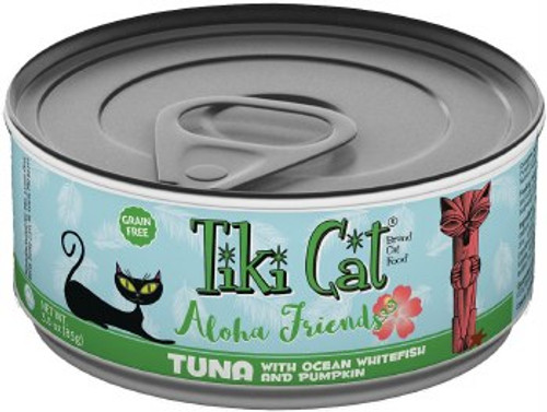 Tiki Cat Aloha Friends Tuna, Ocean Whitefish & Pumpkin Canned Cat Food