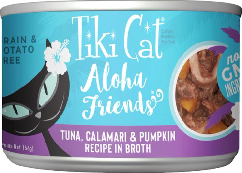 Tiki Cat Aloha Tuna, Calamari & Pumpkin Canned Cat Food