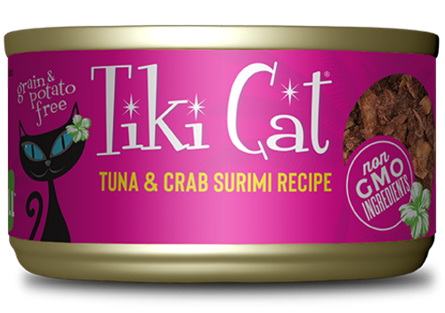 Tiki Cat Lanai Grill Tuna & Crab Surimi Recipe Canned Cat Food