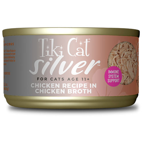 Tiki Cat Silver Whole Foods with Chicken Recipe Canned Cat Food