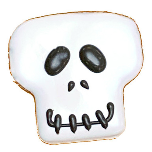Pawsitively Gourmet Halloween Skull Face Cookie 