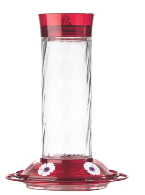 More Birds Diamond Style Hummingbird Feeder 30 oz