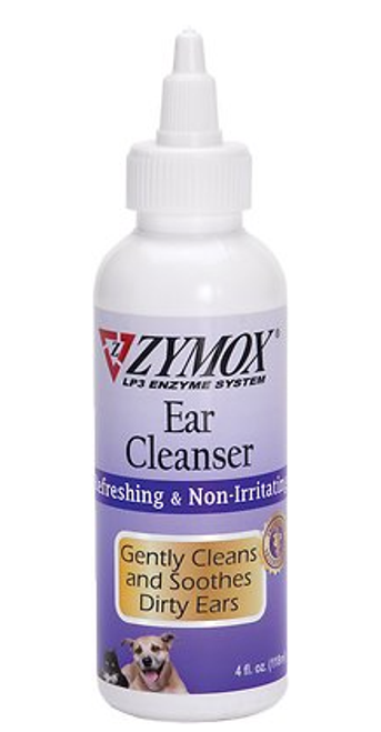 Zymox Ear Cleanser With Bio-Active Enzymes for Dogs & Cats 4 oz