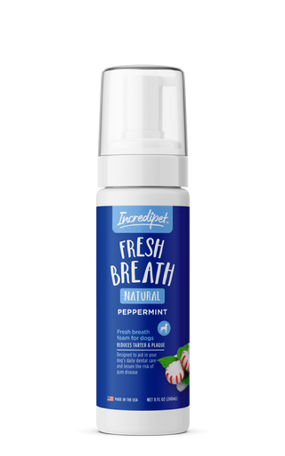 Incredipet Fresh Breath Foam 8 oz