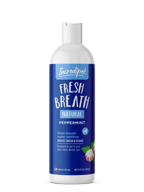 Incredipet Fresh Breath Water Additive 17 oz