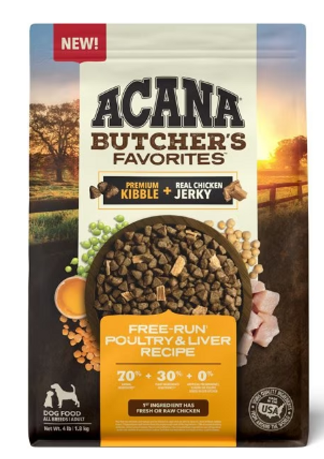 Acana Butcher's Favorites Grain-Free Free-Run Poultry & Liver Recipe Dry Dog Food