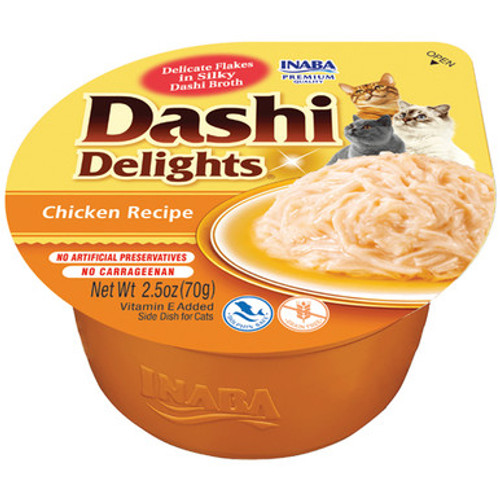 Inaba Dashi Delights Chicken Recipe Wet Cat Treat 2.5 oz