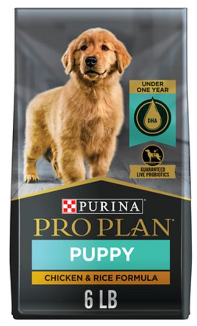 Purina Pro Plan Puppy Chicken & Rice Formula Dry Dog Food 6 lb