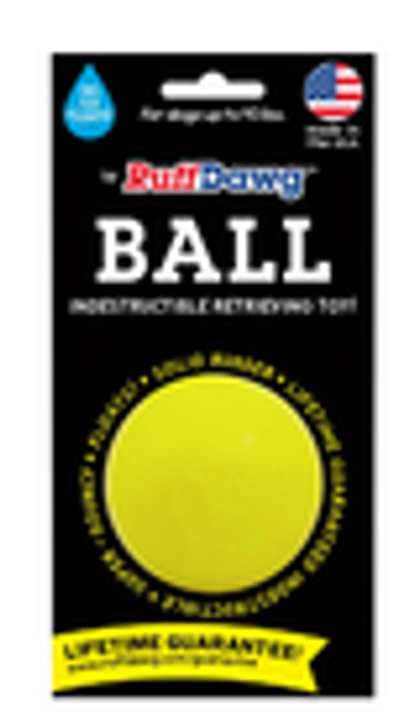 Ruff Dawg Indestructible Ball Tough Dog Chew Toy, Assorted