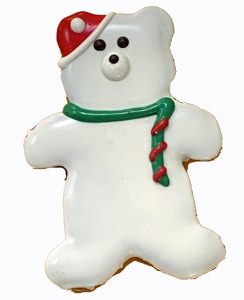 Pawsitively Gourmet Holiday Teddy Bear Dog Cookie 