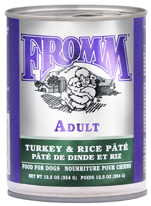 Fromm Classic Adult Turkey & Rice Pate Canned Dog Food