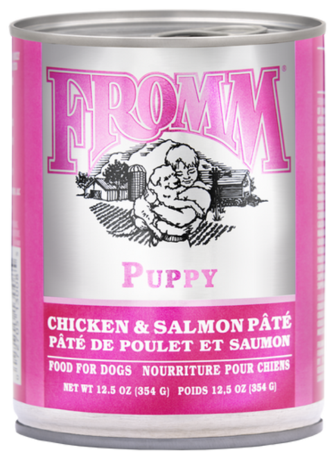 Fromm Classic Puppy Chicken & Salmon Pate Canned Dog Food