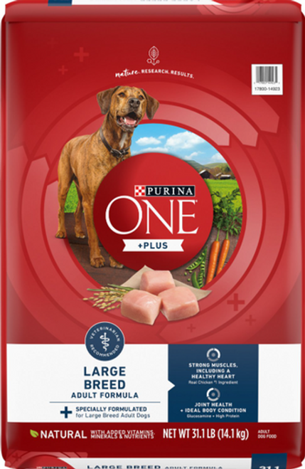 Purina One Smartblend Large Breed Adult Chicken Formula Dry Dog Food 31.1 lb