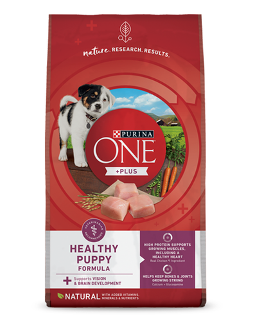 Purina ONE Plus Healthy Puppy Formula Dry Dog Food 8 lb