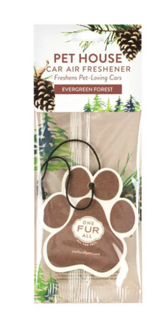 Pet House Evergreen Forest Car Air Freshener 
