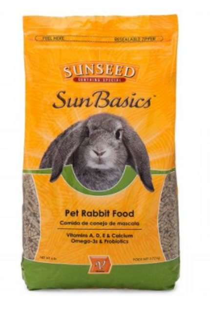 Sunseed Rabbit Pelleted Food 6 lb