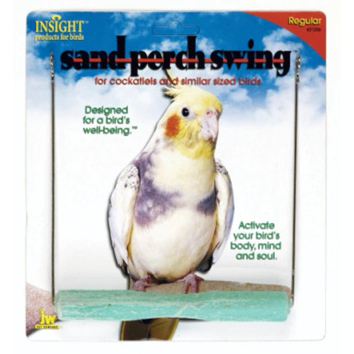 Jw Pet Insight Sand Bird Swing For Parakeets, Cockatiels And Similar Sized Birds S