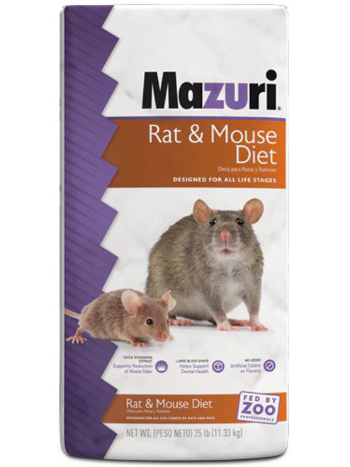 Purina Mazuri Rat & Mouse Pelleted Diet 25 lb