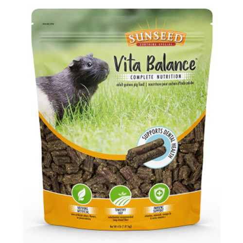 Sunseed Vita Balance Adult Guinea Pig Pellet Food 4 lb