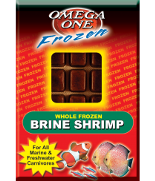 Omega One Frozen Brine Shrimp Cube Pack 3.5 oz